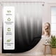 thumbnail image 3 of AmazerBath Shower Curtain, Cloth Ombre Black Shower Curtain, 3 of 3