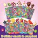 thumbnail image 5 of Pegatinas moradas con forma de mariquita rasca y olfatea para niños, 1260 pegatinas, 5 of 9
