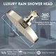 thumbnail image 5 of Alcachofa De Ducha High Pressure Rain Con Níquel Cepillado, 5 of 6