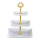 thumbnail image 1 of Soporte Multiusos para Pasteles, Bandeja para Servir Dulces, Estante para Aperitivos, de , Soporte para Cupcakes de Tres Niveles , blanco, 1 of 5