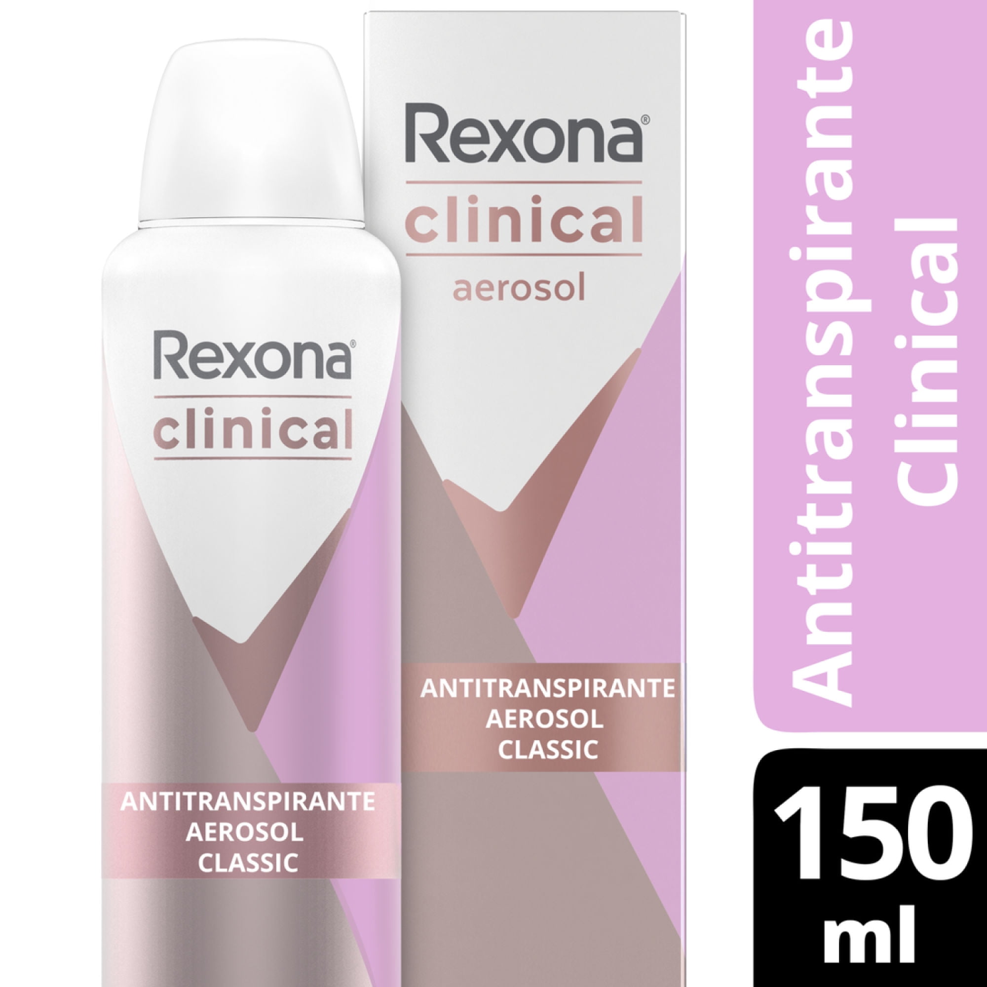 Desodorante Aerosol Rexona Clinical Classic Mujer