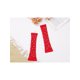 thumbnail image 4 of INSPIRE CHIC Guantes Largos de Malla Elástica con Diamantes de Imitación de los 80 para Mujer, Mangas de Red sin Dedos para Disfraz de Fiesta de Halloween, Baile, Rojo, 4 of 6