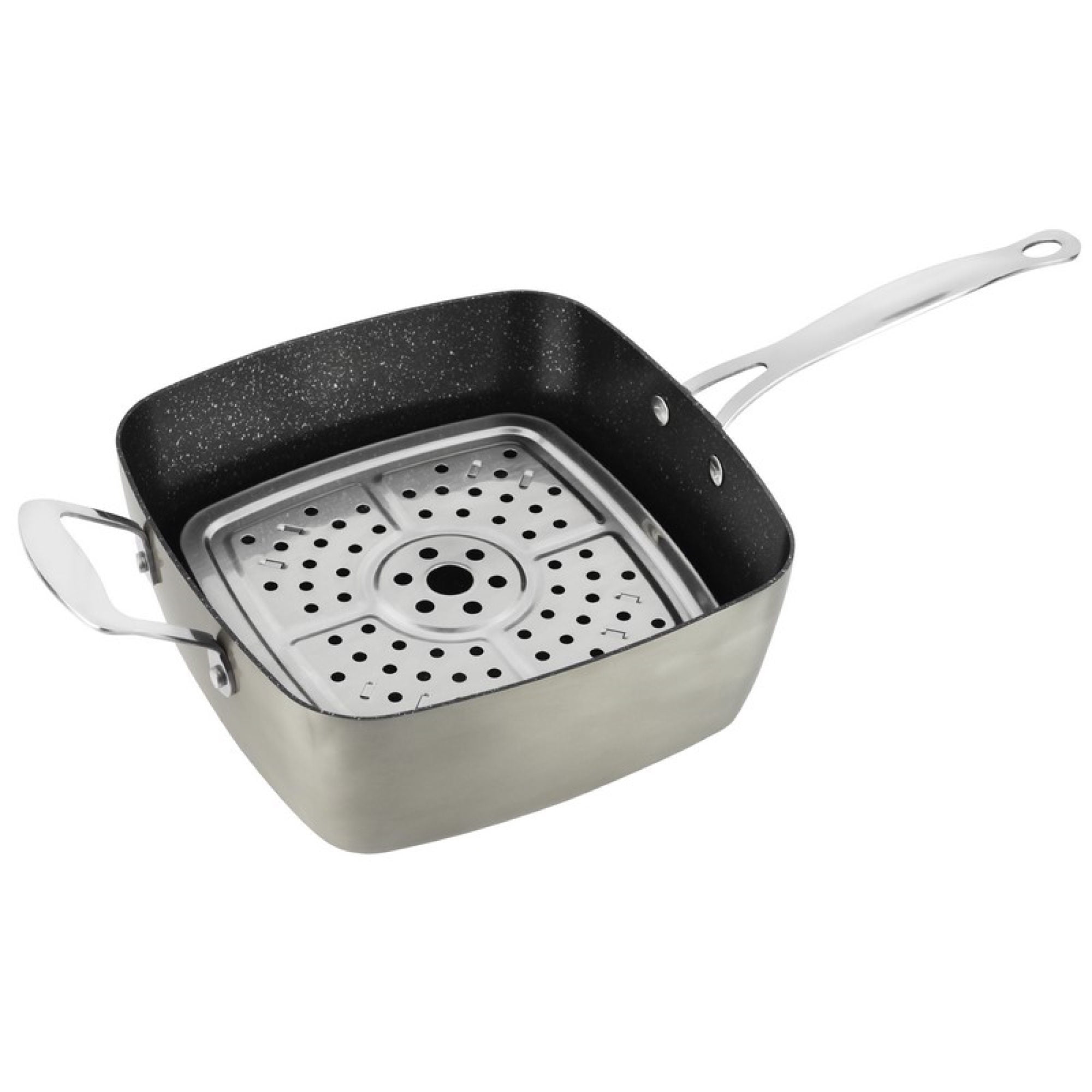 Olla Sartén Champagne 24 Cm Aluminio 2 Piezas