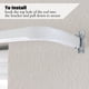 thumbnail image 4 of Barra de cortina Yafa Home Fashion, resistente, ajustable de 48 a 84 pulgadas, 4 of 8