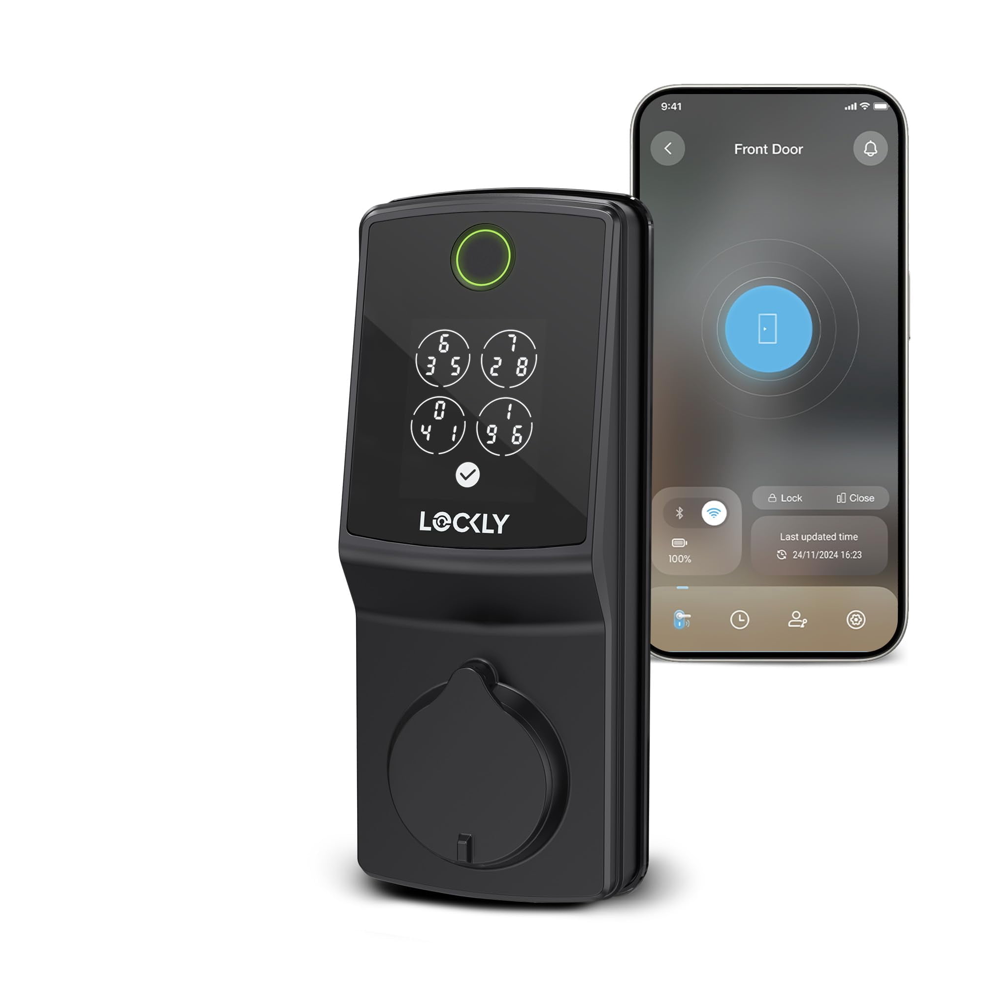 Entrada Sin Llave Con Huella Digital Smart Lockly Secure Pro