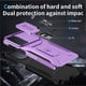 thumbnail image 5 of Funda Armada para Samsung Galaxy A26 con Tapa Deslizante y Soporte Magnético Giratorio Morado, 5 of 5