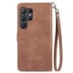 thumbnail image 3 of Para Samsung Galaxy S26 Ultra 5G Funda de 6.9 Pulgadas, Billetera para Mujer Hombres, Duradera de Cuero PU Magnética con Tapa, Correa de Cordón, Correa de Muñeca con Cierre, Tarjetero, Billetera,, 3 of 10