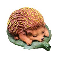 Ioensy - Estatua De Erizo, Minifigura De Erizo Para Paisajismo, Patio, Cama De Flores, Patio