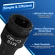 thumbnail image 5 of Uxcell 1/2" Unidad M18 Triple Cuadrado Impacto Ranura Bit Enchufe 18mm CR-MO Acero 12-Puntos Triple Cuadrado Enchufes con Pasador de Chaveta y Anillo-O para Adaptador de Taladro Eléctrico, 5 of 7
