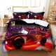 thumbnail image 1 of Lightning Mc-Queen 3 PCS Comforter Set with 2 Pillowcases,Lightning Mc-Queen Bedding Set Sheet Set for Kids Adults,All Season Lightweight, 1 of 5