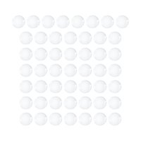 Magideal - 1 Paquete De Azulejos De Cúpula De Cabujones De Cristal Para La Fabricación De Joyas, Cabujones De Cristal Transparente, Regalo De Boda, Parte Trasera 8Mm 50 Piezas