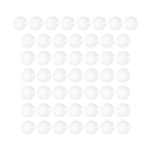 Magideal - 1 Paquete De Azulejos De Cúpula De Cabujones De Cristal Para La Fabricación De Joyas, Cabujones De Cristal Transparente, Regalo De Boda, Parte Trasera 8Mm 50 Piezas