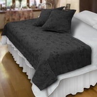 Mallorca - Piecera Con Fundas Victoriana Black Reversible