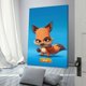 thumbnail image 3 of Zoo Battle Arena Cuadro decorativo colgante - Arte de pared - Póster enmarcado - Decoración de pared - Regalos para familia, amigos y aficionados 40*60 cm, 3 of 6