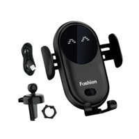 Magideal - Soporte De Teléfono De Teléfono Cargador De Automóviles Fácil Instalación De Instalación Portátil De 360 Grados Rotación Ventilaje Desgaste Resisten Estilo A