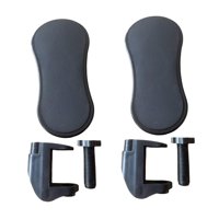Bothyi - 2 Reposabrazos Para Escritorio, Regalo, Ergonómico, Extensor De Escritorio Para Ratón, Uso Doméstico, Color Negro