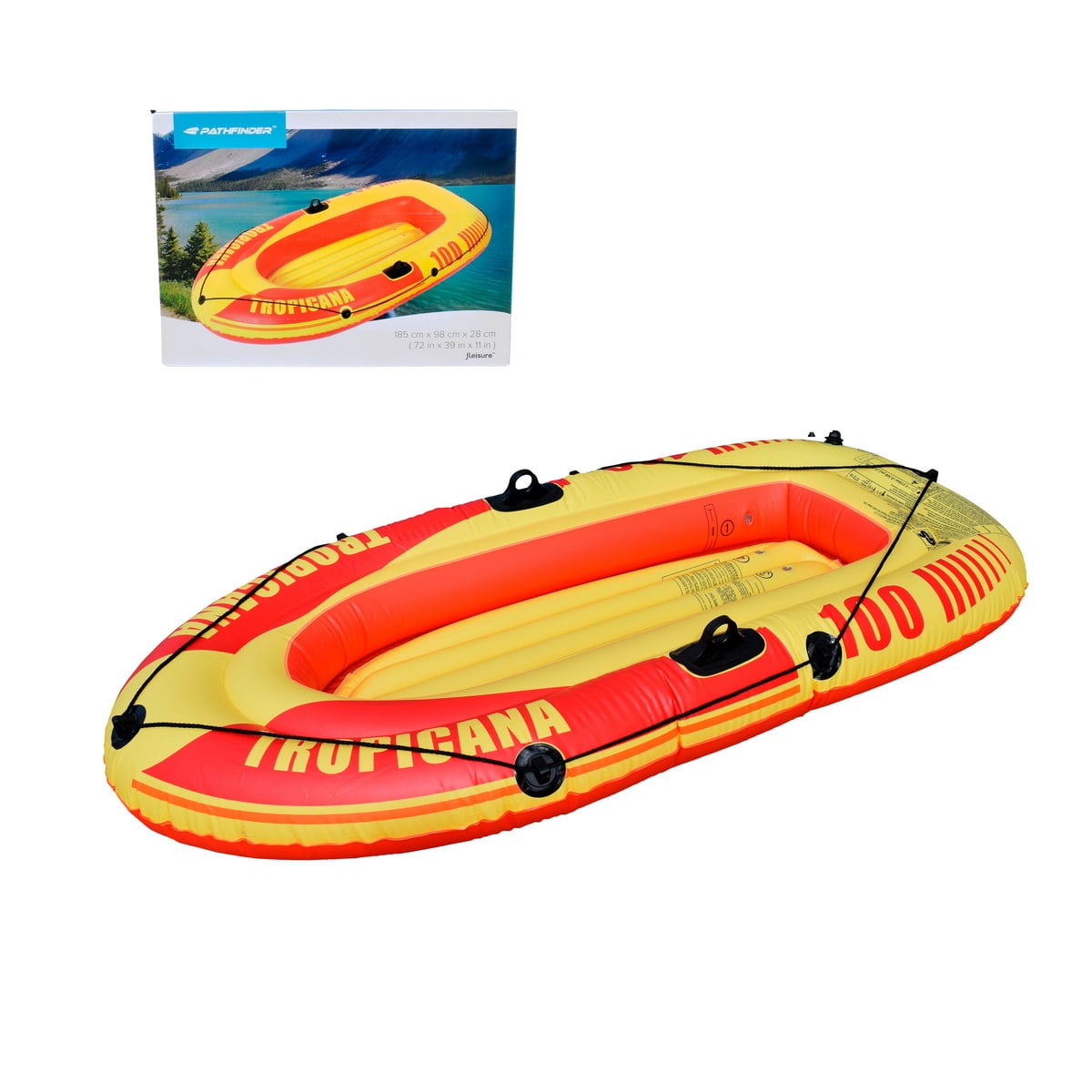 Ansaldo - Bote Inflable Infantil Para El Agua De 158x98x28 Cms