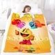 thumbnail image 5 of Pac-Man anti-pilling, suave, ligera, esponjosa y acogedora de lujo para hogar y cocina – Perfecta para niños y adultos, 100 x 150 cm, 5 of 6