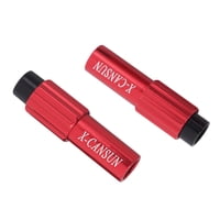 Ioensy - 2 Ajustadores De Cable En Línea Para Bicicleta, Ajustadores De Cable Para Bicicletas De Montaña, Color Rojo