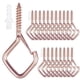thumbnail image 1 of Ganchos roscados Sexoeie de 20 piezas para colgar, uso rudo, con broche de seguridad, 1 of 7