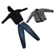 thumbnail image 2 of Figura Masculina A Escala 1/6, Ropa Para Mu?eca, Chaqueta Y Pantalones Para Figuras De 12 Pulgadas, Cuerpo Gris, 2 of 5