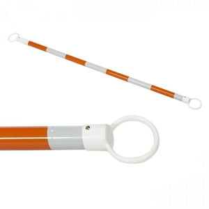 Strong Work - Barra Retractil Bicolor Rojo-Blanco Para Conos 2.14 Aprox Mt