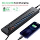 thumbnail image 4 of Hub USB VANGREE de 17 puertos de 10 Gbps con 3 QC de carga rápida de 24 W, 4 of 9