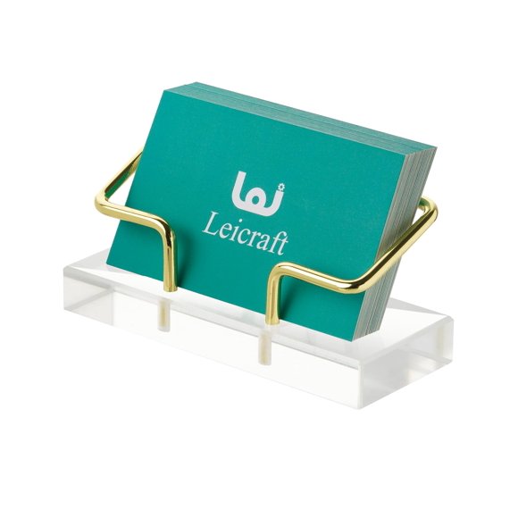 Portatarjetas Leicraft 11x5 cm Acrílico y Metal