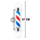 thumbnail image 3 of Letrero Poste De Barberia Y Peluqueria Con Luz Giratoria 2 Faros Blanco, 3 of 3