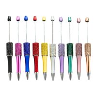 Magideal - 1 Piezas Bolígrafo Con Cuentas, Bolígrafo Con Cuentas, Bolígrafos Con Cuentas De Colores Surtidos, Bolígrafos De Bricolaje, Papelería, Bolígrafos Con