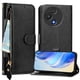 thumbnail image 2 of Funda Billetera Cremallera para TCL 60R con Porta Tarjetas, Soporte y Correa Negro, 2 of 5