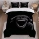 thumbnail image 1 of Black and White 67 Artistic Exaggerated Expressions Themed Bedding Set Duvet Cover and Pillowcase Set Soft and Comfortable, 1 of 5