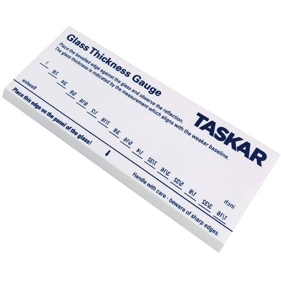 Calibrador de vidrio Taskar 0‑2,5 cm Reflectivo Imperial