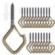 thumbnail image 1 of Ganchos De Tornillo Con Ojal 20 Piezas Resistentes 6 Cm Con Cierre, 1 of 7