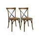 thumbnail image 1 of Pack 2 Silla Crossback Madera Cafe Bicolor, 1 of 3
