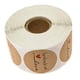 thumbnail image 3 of 1 rollo de 500 piezas Kraft redondo hecho a mano con pegatinas de amor etiquetas adhesivas A, 3 of 5