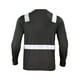 thumbnail image 2 of Polera Hibrida Cinta Reflectiva Manga Larga Negro Talla XXL, 2 of 3
