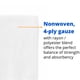 thumbnail image 3 of Esponja de gasa Medline, no tejida, no estéril, 4 capas, 4 capas (10 x 200), 3 of 6