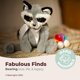 thumbnail image 3 of Mapache de peluche Bearington Camper de 40 cm de altura, 3 of 6