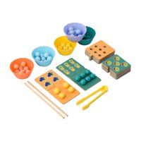 Magideal - Juguetes De Conteo Y Clasificación De Colores Juego De Combinación Niños Portátil Mayores De 3 Años Coordinación Mano-Ojo Juguete Sensorial Habilidade