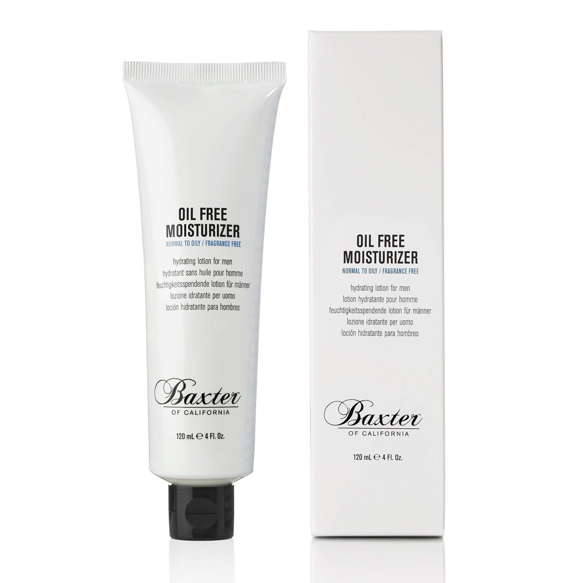 Crema Hidratante Baxter Of California Sin Aceite De 120 Ml Para Hombres