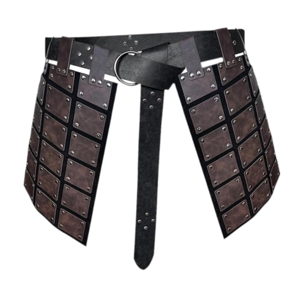 Armadura De Cintura Vikinga Para Disfraz De Cosplay, Armadura Medieval De Cuero PU Para Club