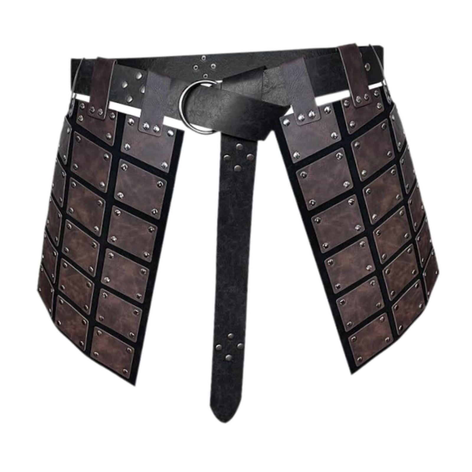 Bothyi - Armadura De Cintura Vikinga Para Disfraz De Cosplay, Armadura Medieval De Cuero Pu Para Club