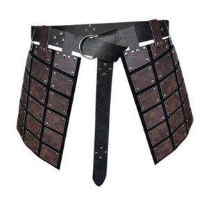 Bothyi - Armadura De Cintura Vikinga Para Disfraz De Cosplay, Armadura Medieval De Cuero Pu Para Club