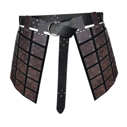 Bothyi - Armadura De Cintura Vikinga Para Disfraz De Cosplay, Armadura Medieval De Cuero Pu Para Club