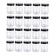 thumbnail image 1 of Tarro para mascotas con tapa, contenedor de cosméticos Slime a prueba de fugas, fácil de limpiar, redondo transparente para especias, loción corporal, 20 piezas 500ml, 1 of 5