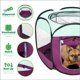 thumbnail image 3 of Corral portátil para perros y tienda para gatos Furhaven morado pequeño, 3 of 9