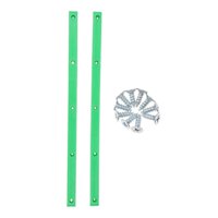 Ioensy - 1 Par De Rieles De Monopatín, Cabeza Anti Golpes, Protección, Tira De Goma, Pieza De Longboard