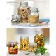 thumbnail image 5 of Tarros de vidrio Bormioli Rocco 500 ml, pack de 6, herméticos, 5 of 6
