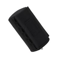 Magideal - Soporte De Almacenamiento De Papel Higiénico Al Aire Libre, Servilletero Duradero, Bolsa De Papel Higiénico Portátil, Caja De Papel En Rollo Para Send Negro